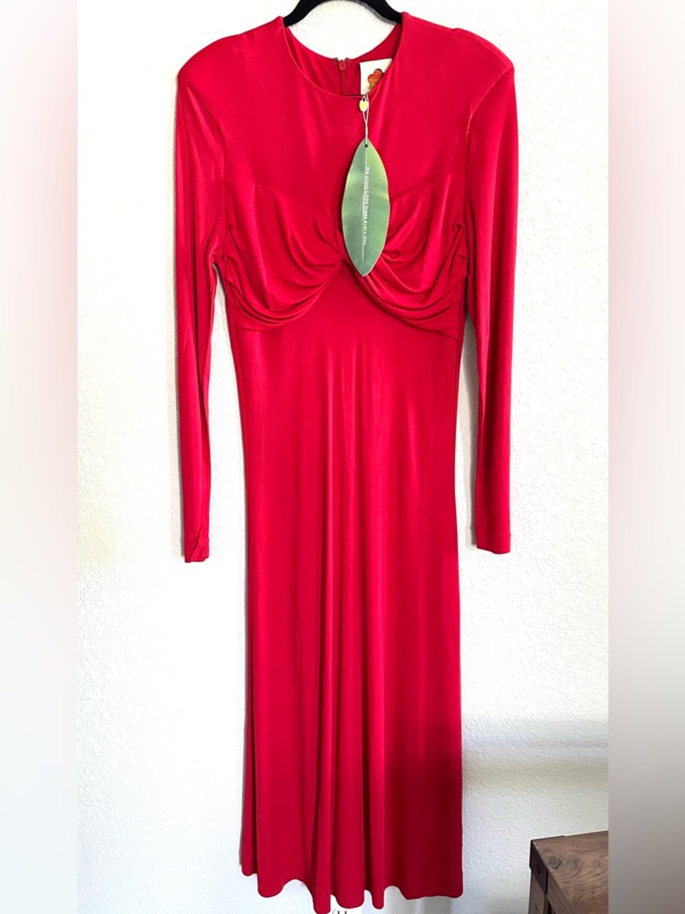 Farm Rio Twisted Cup Long-Sleeve Midi Dress - Women